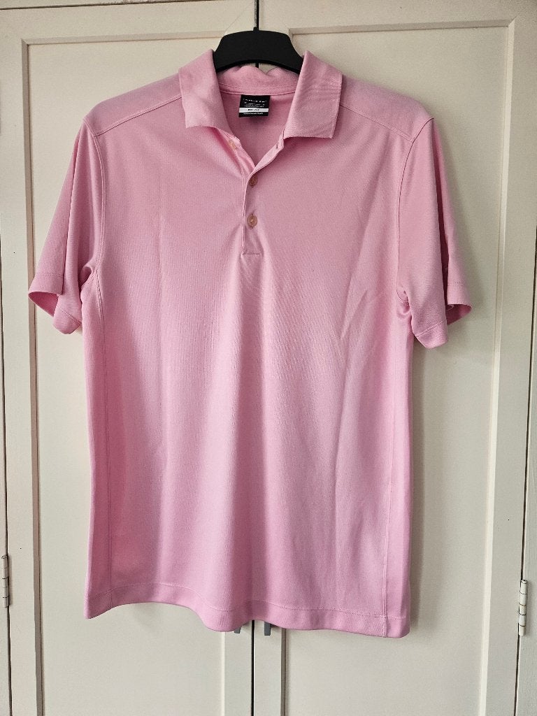 Nike Golf shirt dri-fit roze maat M zgan, Kleding | Heren, Maat 48/50 (M), Nike, Ophalen of Verzenden, Zo goed als nieuw