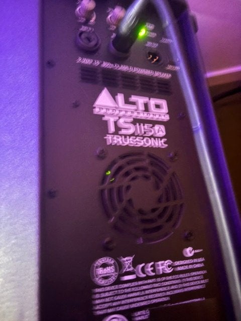 alto actieve speaker, Speakerset, Zo goed als nieuw, Ophalen, 150 watt of meer
