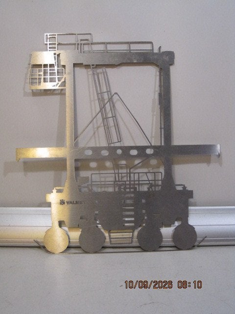 valmet rvs reclame materiaal 40,5/37,5 cm (399), Ophalen of Verzenden, Gebruikt, Reclamebord