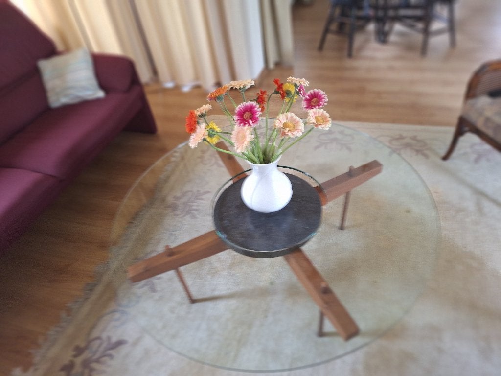 desitgn salontafel, Ophalen, Rond, Zo goed als nieuw, Design 117cm rond 44 cm hoog