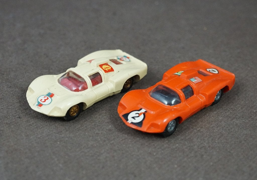 2 Chaparral race auto's Le Mans - TOP vintage, Antiek en Kunst, Ophalen of Verzenden