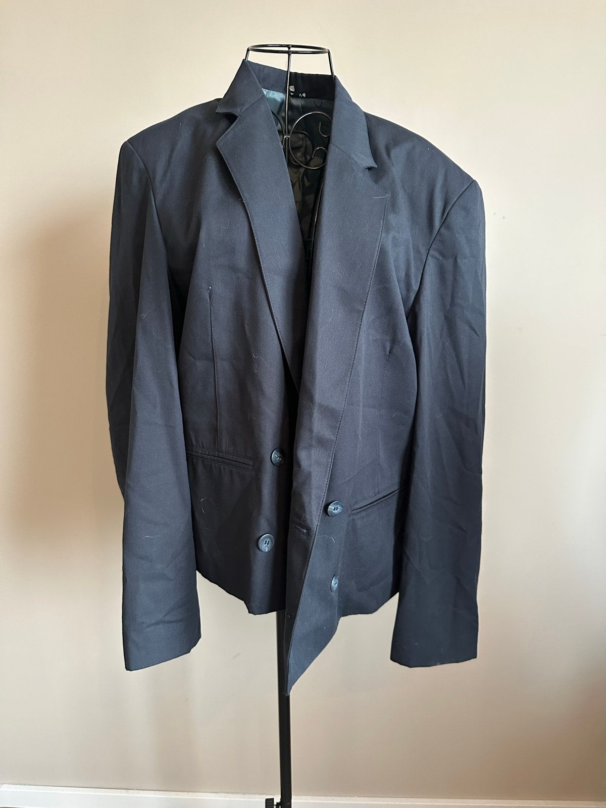 Vintage Y2K Stijl Blazer Maat L, Zwart, Maat 42/44 (L), Ophalen of Verzenden, Jasje