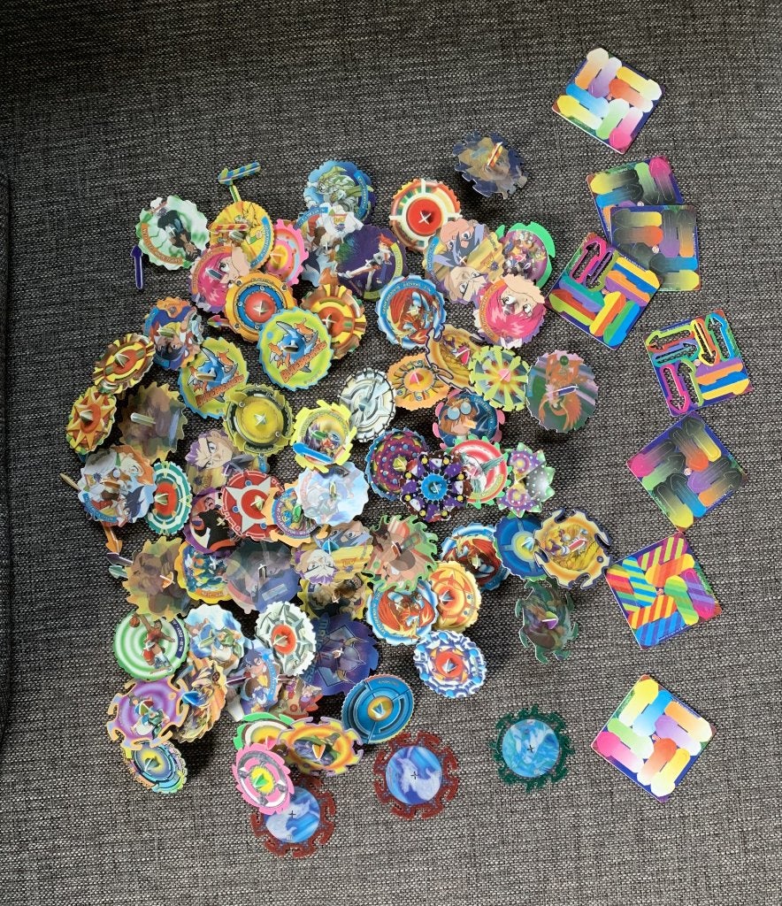 Beyblade spinners, Ophalen of Verzenden, Losse flippo's