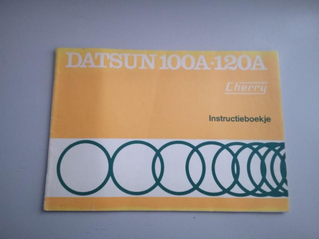 Handleiding / instructieboekje Datsun 100a, 120a cherry, Ophalen of Verzenden