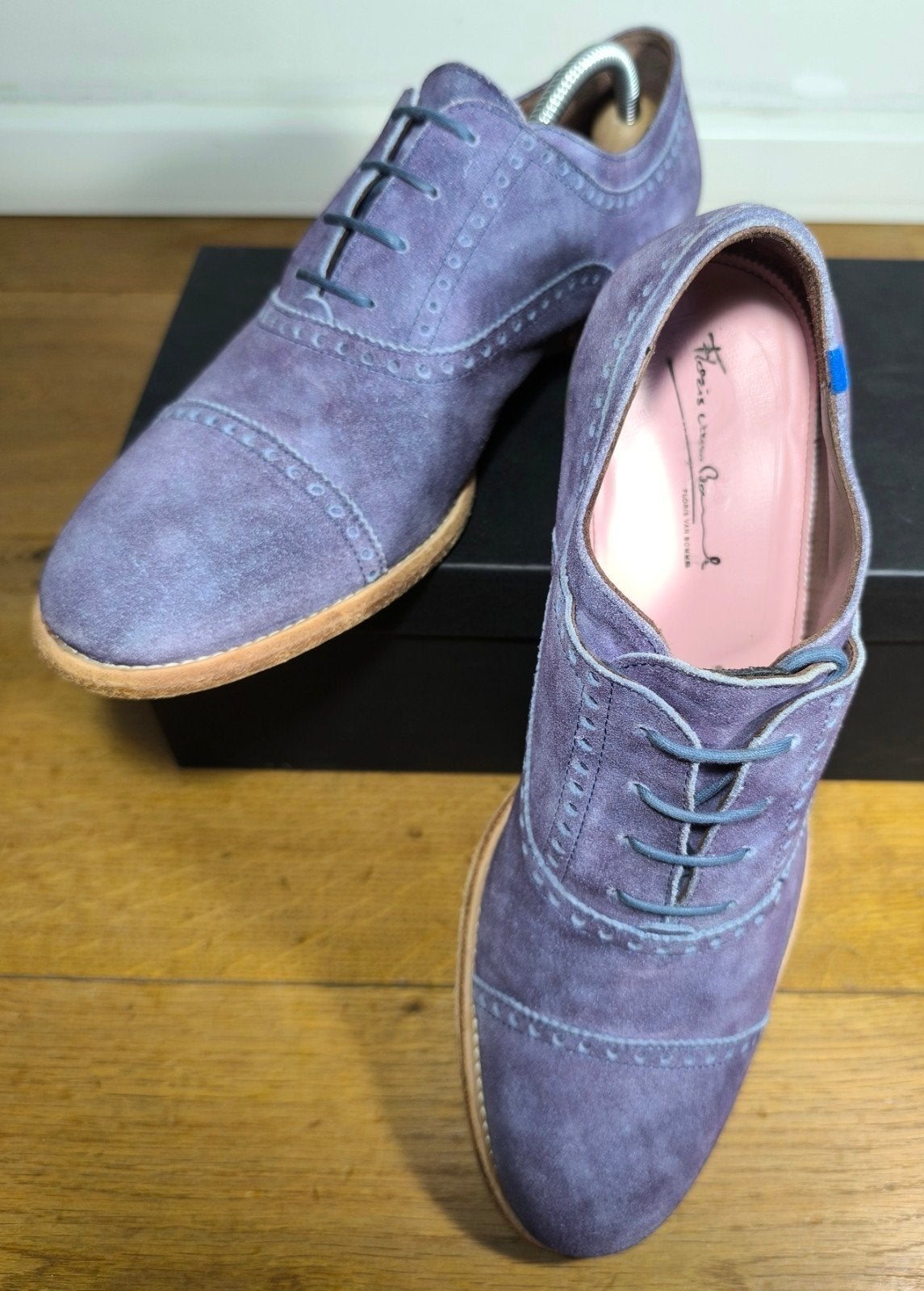 Floris van Bommel herenschoenen, nieuwstaat maat 8,5 / 42,5, Kleding | Heren, Ophalen, Overige kleuren, Floris van Bommel, Zo goed als nieuw