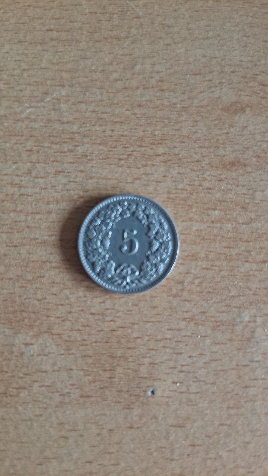 Zwitserse 5 Rappen munt uit 1948, Ophalen of Verzenden, Overige landen, Losse munt