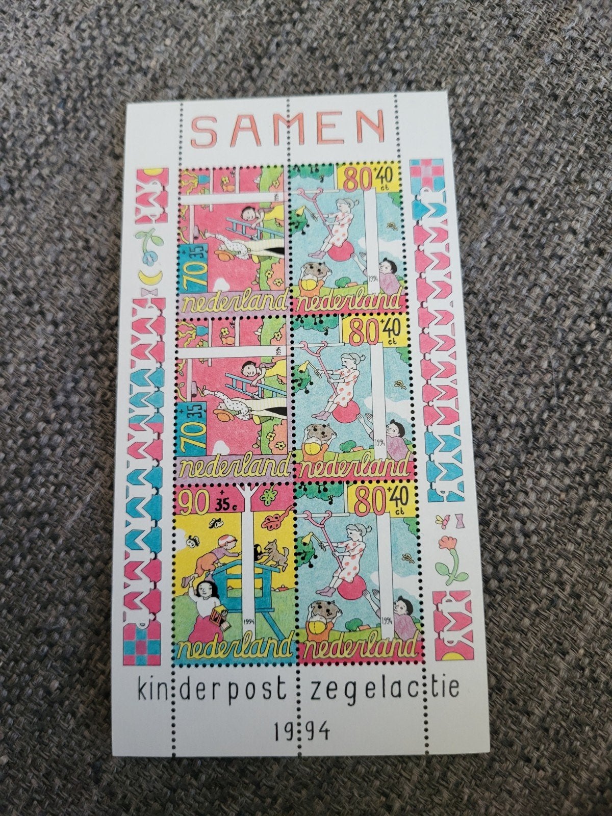Kinderpostzegels 1994 - Samen, Verzenden, Na 1940, Postfris