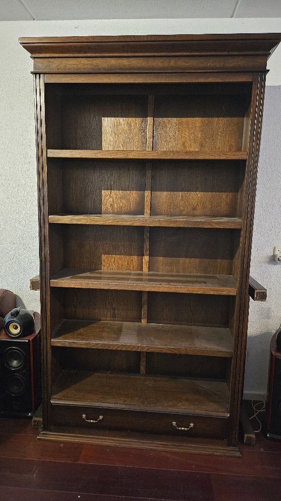 Boekenkast met Lade, Ophalen, 100 tot 150 cm, Met lade(s), 25 tot 50 cm