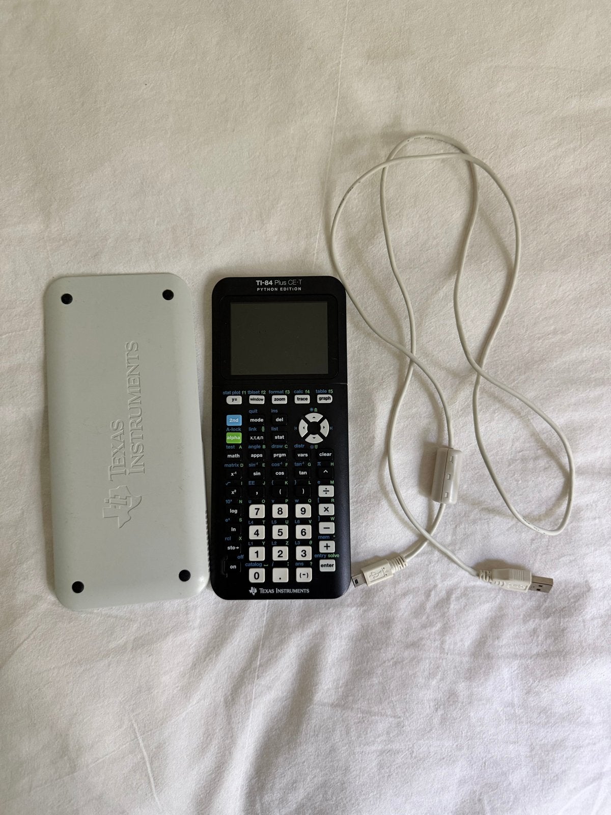 TI-84 Plus CE-T python edition Grafische rekenmachine, Ophalen of Verzenden, Grafische rekenmachine, Gebruikt