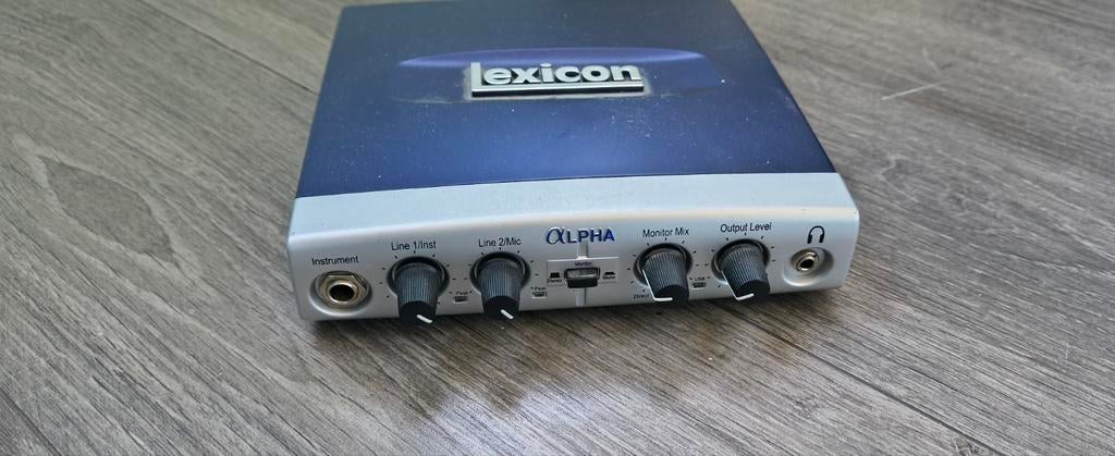 Lexicon Alpha USB Audio Interface, Ophalen of Verzenden, Gebruikt