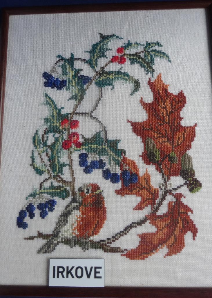 VOGELS GEBORDUURD IN LIJST * Roodborst en Vink *, Verzenden, Zo goed als nieuw