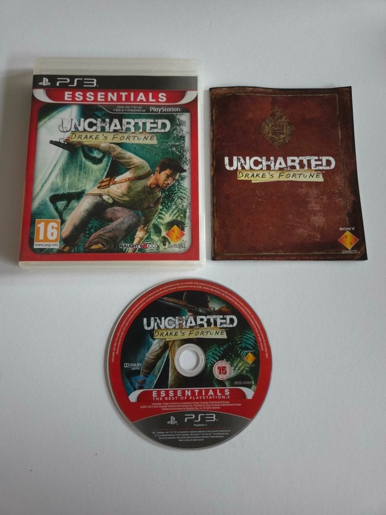 Playstation 3 (PS3) - Uncharted Drake's Fortune - 10394, Avontuur en Actie, 1 speler, Ophalen of Verzenden, Zo goed als nieuw