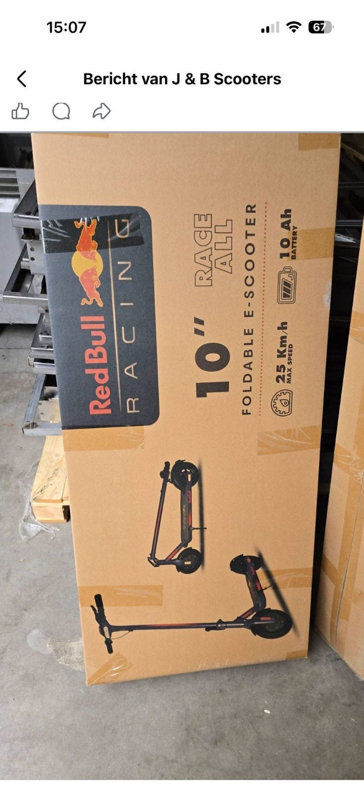 Redbull steps nieuw in doos., Ophalen, Nieuw, Gewone step