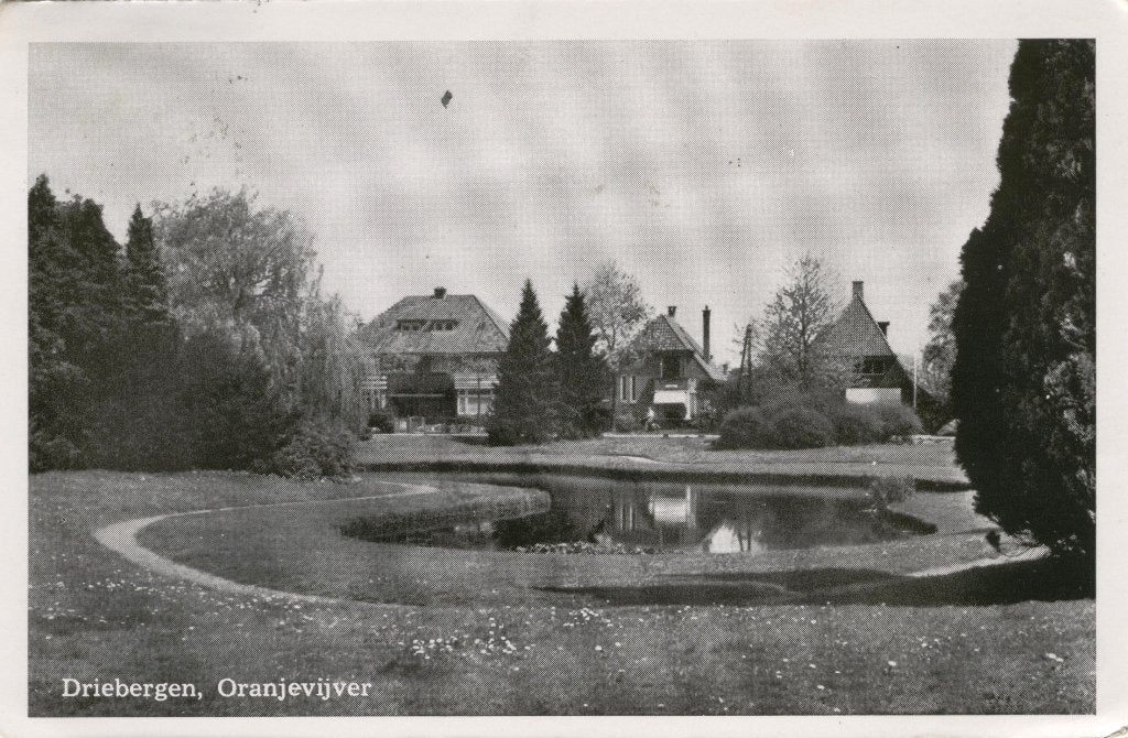 Driebergen Oranjevijver  1954, Verzenden, 1940 tot 1960, Gelopen, Utrecht