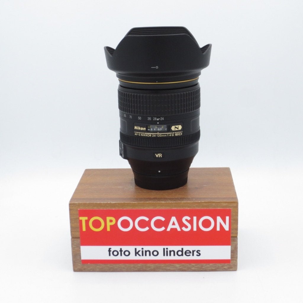 OCCASION: Nikon (F-Mount) AF-S 24-120mm F4 G ED N VR, Audio, Tv en Foto, Fotografie | Lenzen en Objectieven, Gebruikt, Nikon F-mount