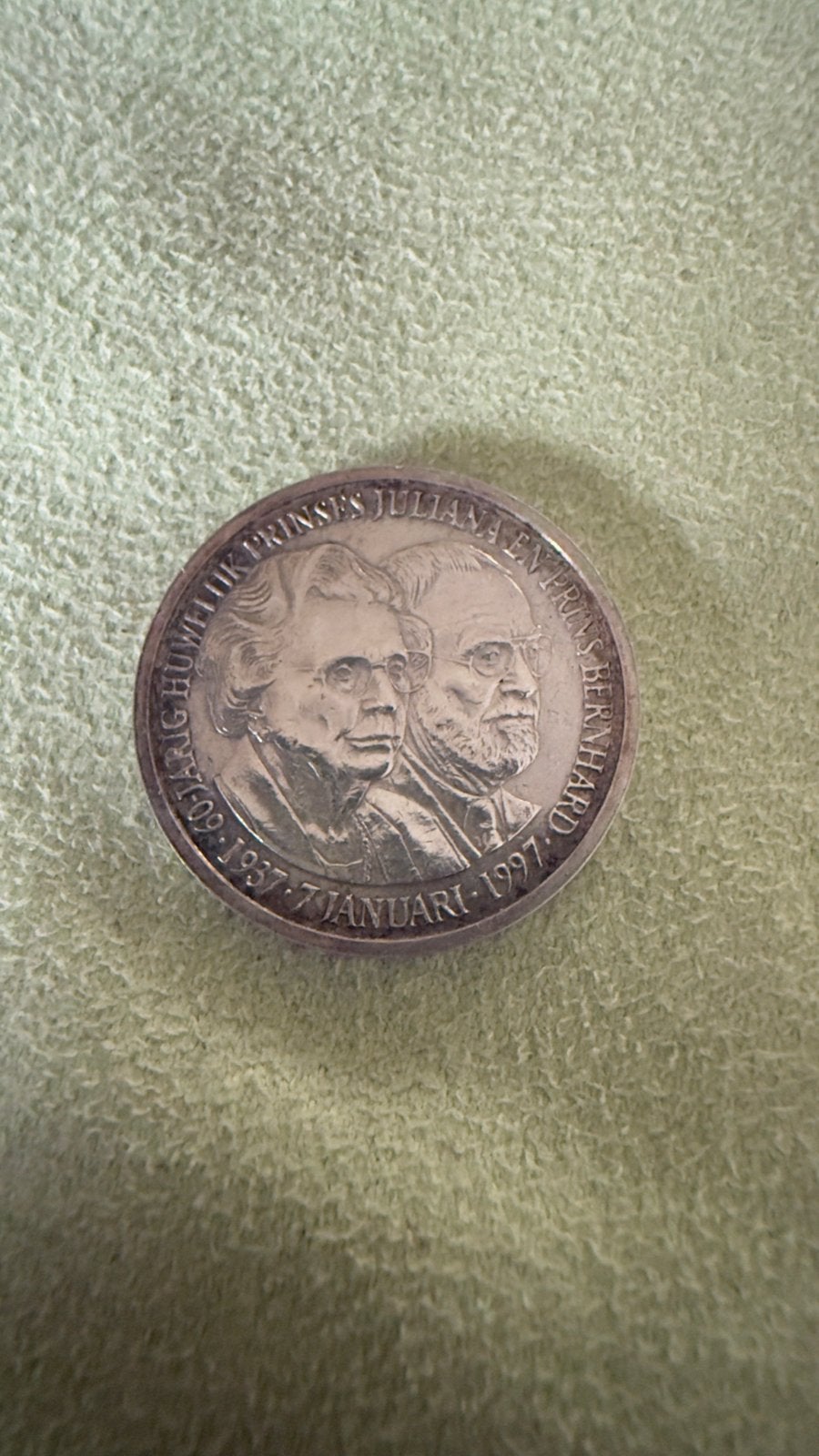 Nederland Prinses Juliana & Prins Bernhard, Verzenden, Zilver