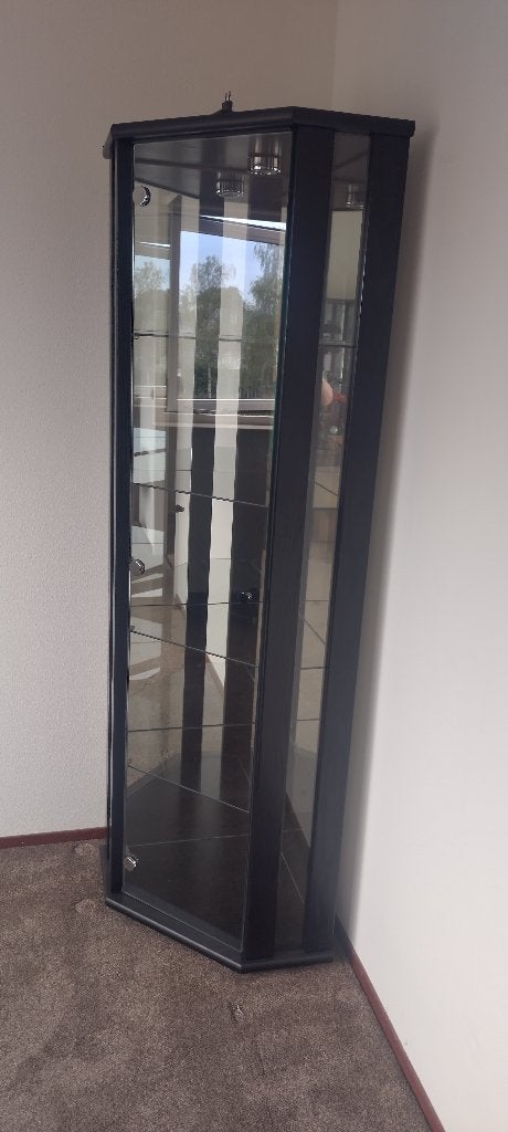 Hoek Vitrinekast, Ophalen, Gebruikt, 50 tot 100 cm, 150 tot 200 cm