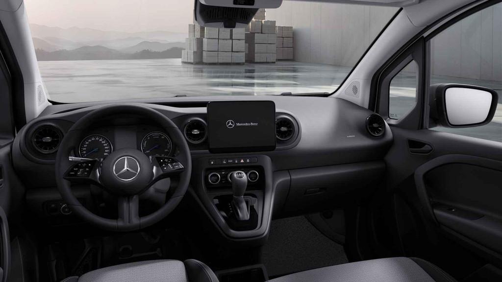 Mercedes-Benz eCitan 112 Base L1 51 kWh, Auto's, Bestelauto's, Zwart, Nieuw, Automatische klimaatregeling, Te koop