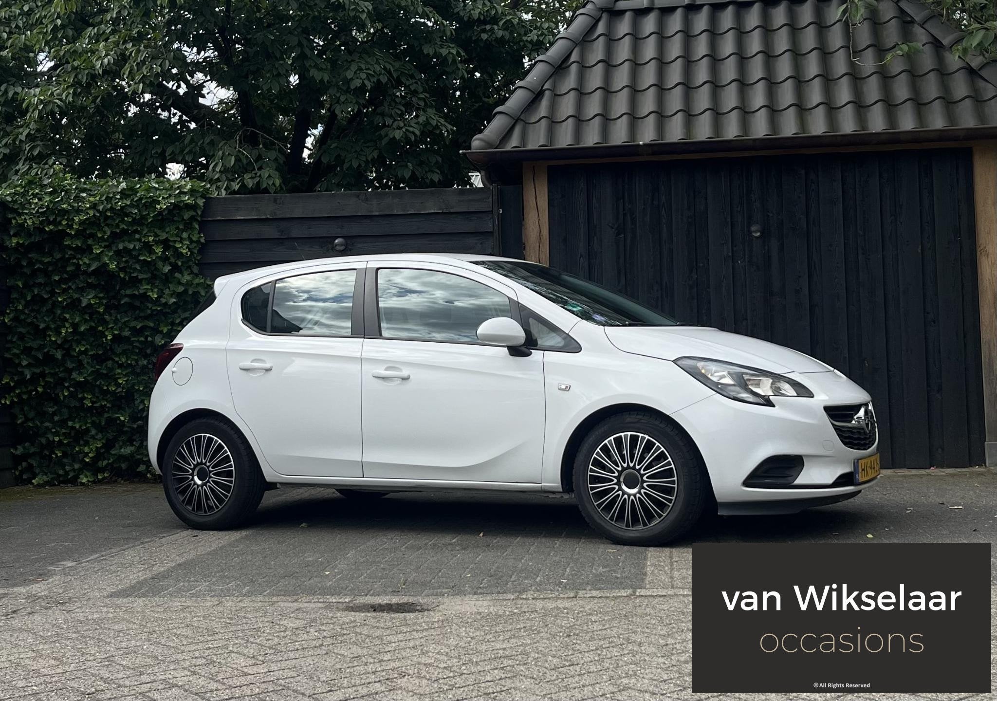 Opel Corsa 1.0 Turbo Edition 2015 5-DEURS/CARPLAY/CAMERA, Auto's, Voorwielaandrijving, Stof, Gebruikt, Origineel Nederlands