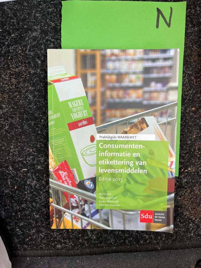 Praktijkgids Consumenteninformatie en etikettering, Ophalen of Verzenden, Gamma, Zo goed als nieuw, HBO