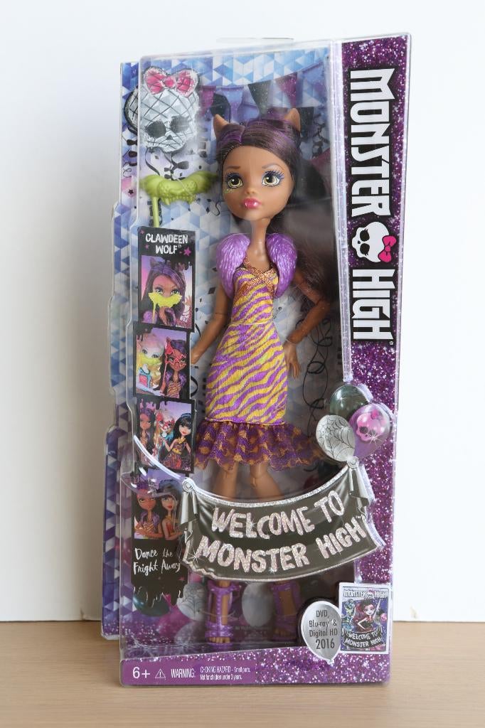 Monster High Clawdeen Wolf - Welcome to Monster High #DNX19, Verzamelen, Poppen, Ophalen of Verzenden, Nieuw, Fashion Doll