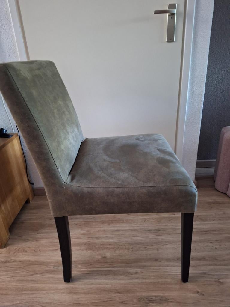 4 Eetkamerstoelen , taupe, Ophalen, Overige kleuren, Stof, Vijf, Zes of meer stoelen