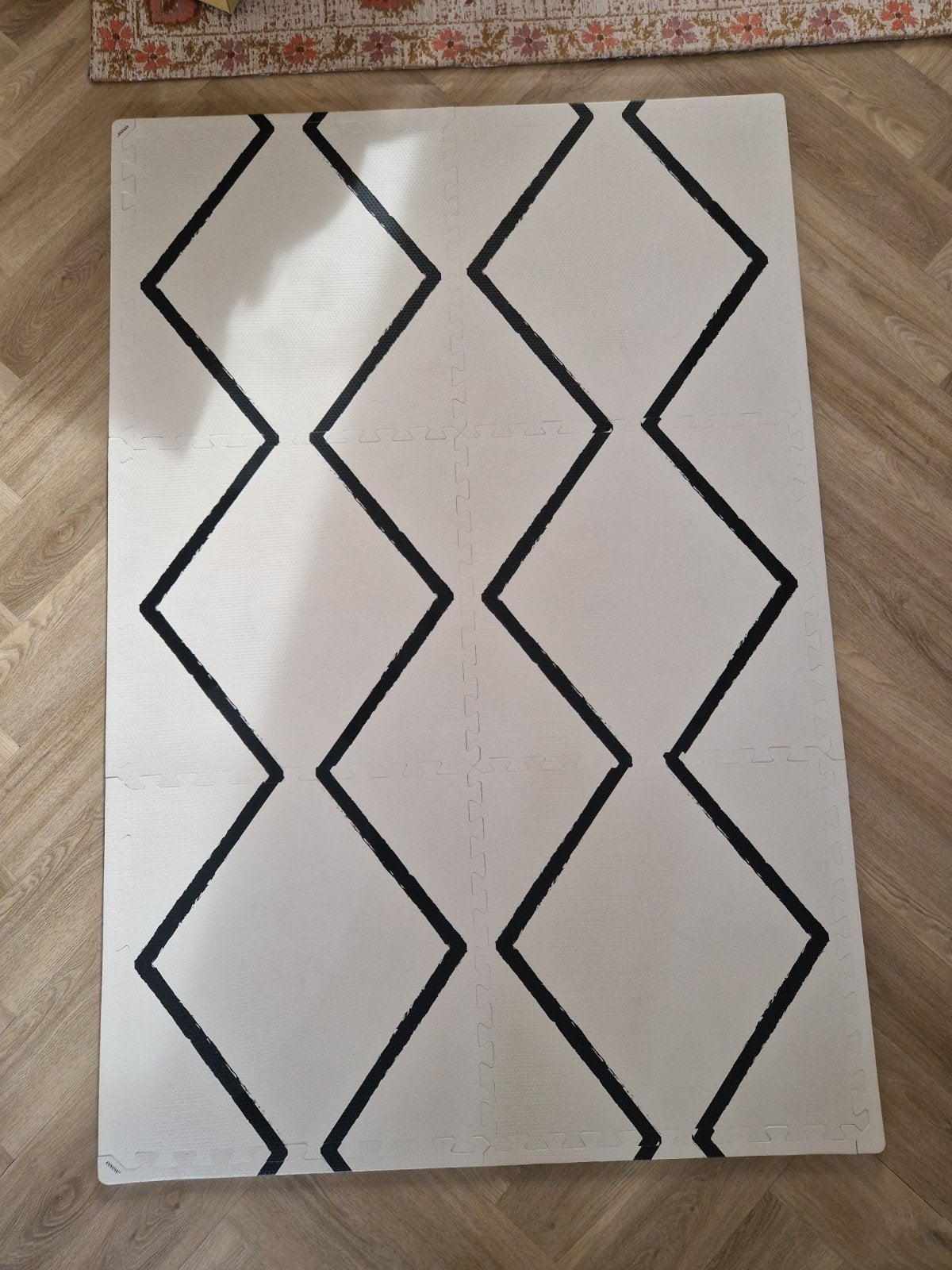 Speelkleed Eeveve 180x120 - Zwart/Wit, Ophalen of Verzenden, Zo goed als nieuw, Speelkleed