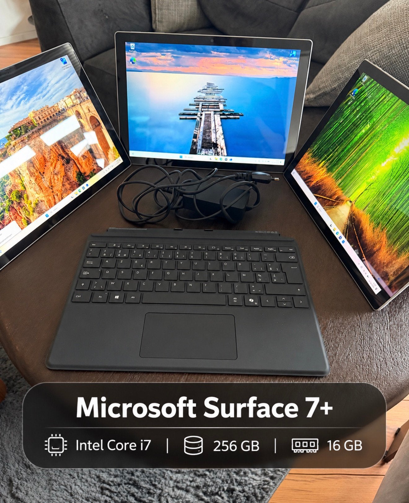 **MICROSOFT SURFACE PRO 7+ & SURFACE PRO 8 intel Core I7**, Computers en Software, Ophalen, 2 tot 3 Ghz, Qwerty, 13 inch