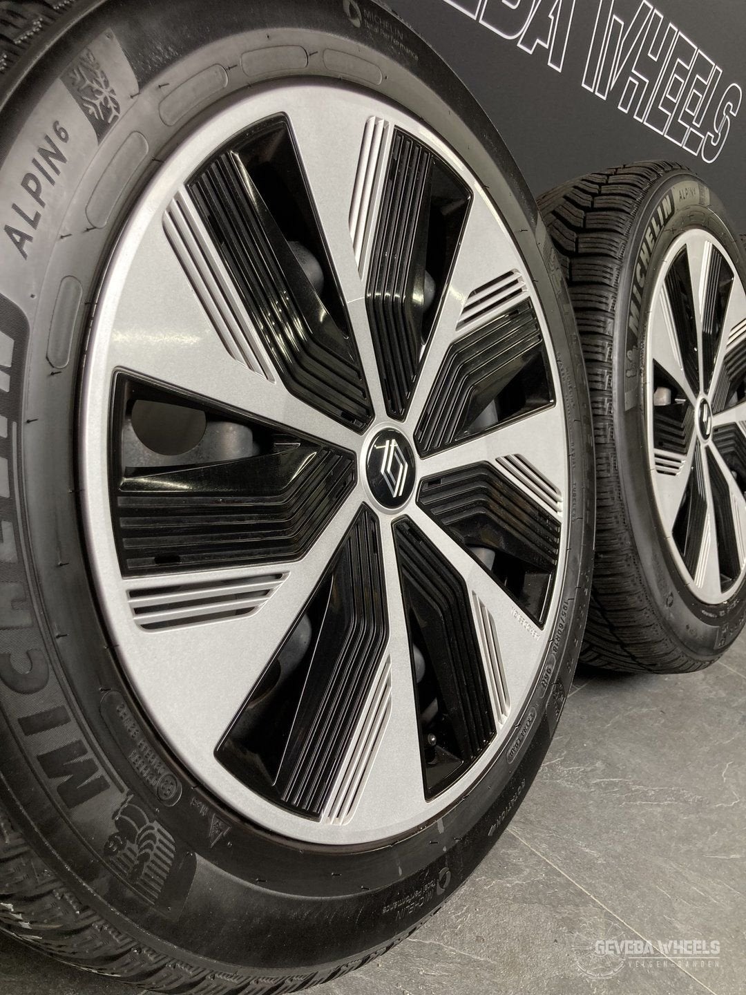 18” originele Renault Megane E-tech velgen + winterbanden, 18 inch, Gebruikt, -, -