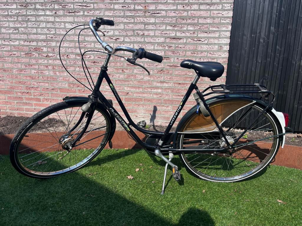 Gazelle damesfiets, Fietsen en Brommers, Ophalen, Gebruikt, Handrem