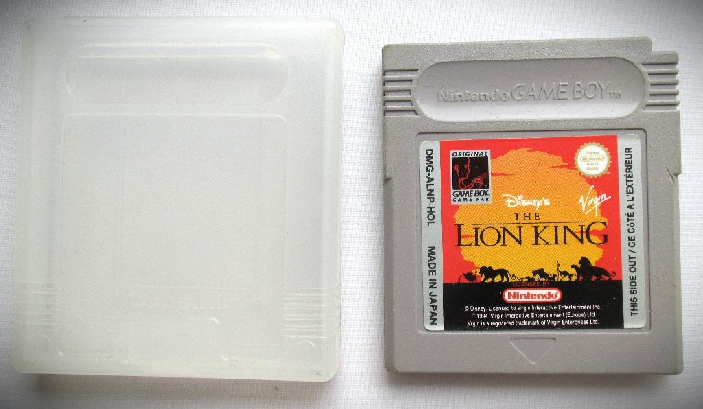Lion King~Nintendo game voor Game Boy~Disney~1994, Avontuur en Actie, Gebruikt, 1 speler, Ophalen of Verzenden