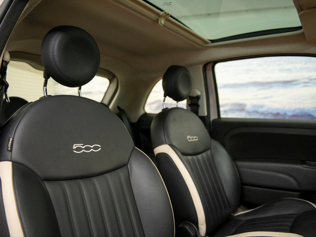 Fiat 500 1.2 Star, Powder Pink, nieuwe distr riem, leder, pa, Gebruikt, 4 cilinders, 4 stoelen, Wit