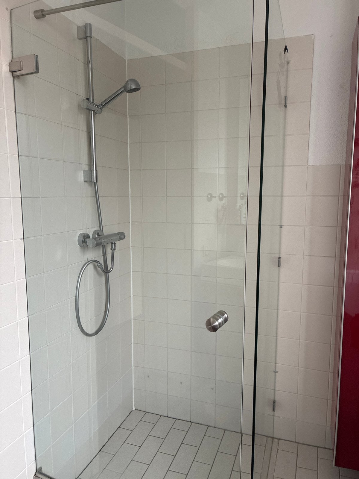 Glazen douchecabine 90x90cm - Saniscape, Ophalen, Gebruikt, Met douche
