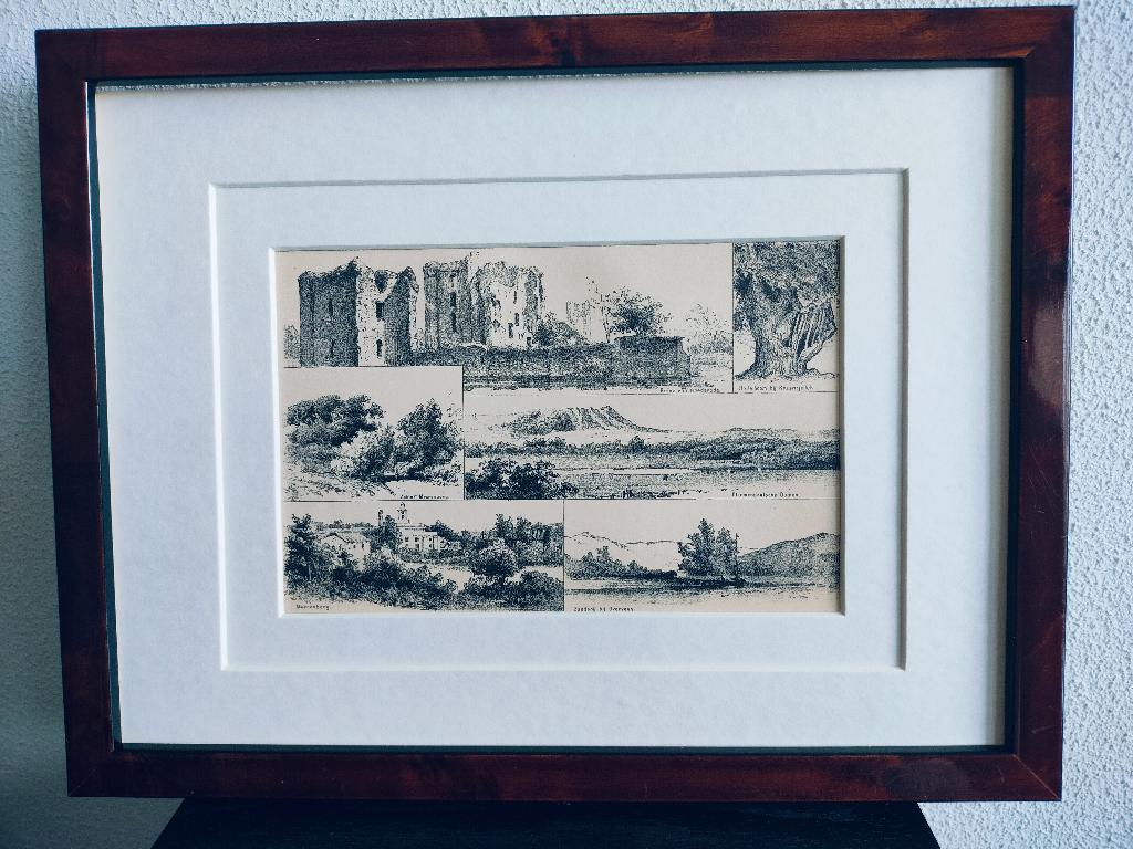 Craandijk Litho Bloemendaal Overveen Meerenberg 1880 (80), Ophalen of Verzenden