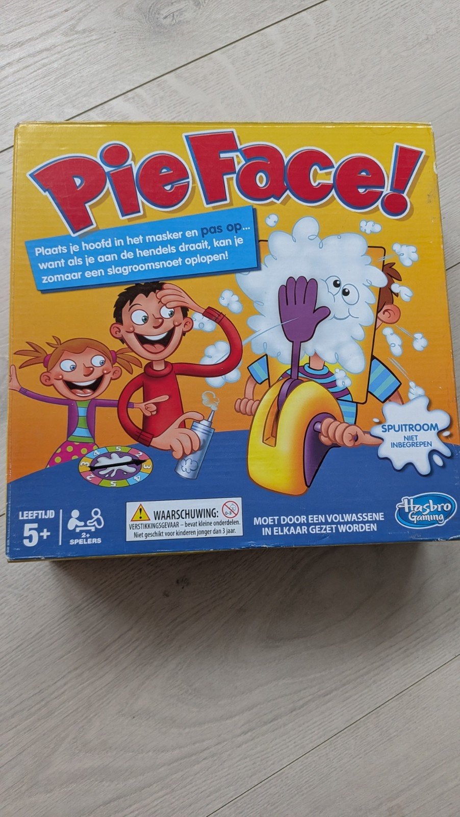Spel Pieface! van Hasbro. Nette staat., Hobby en Vrije tijd, Gezelschapsspellen | Bordspellen, Ophalen of Verzenden