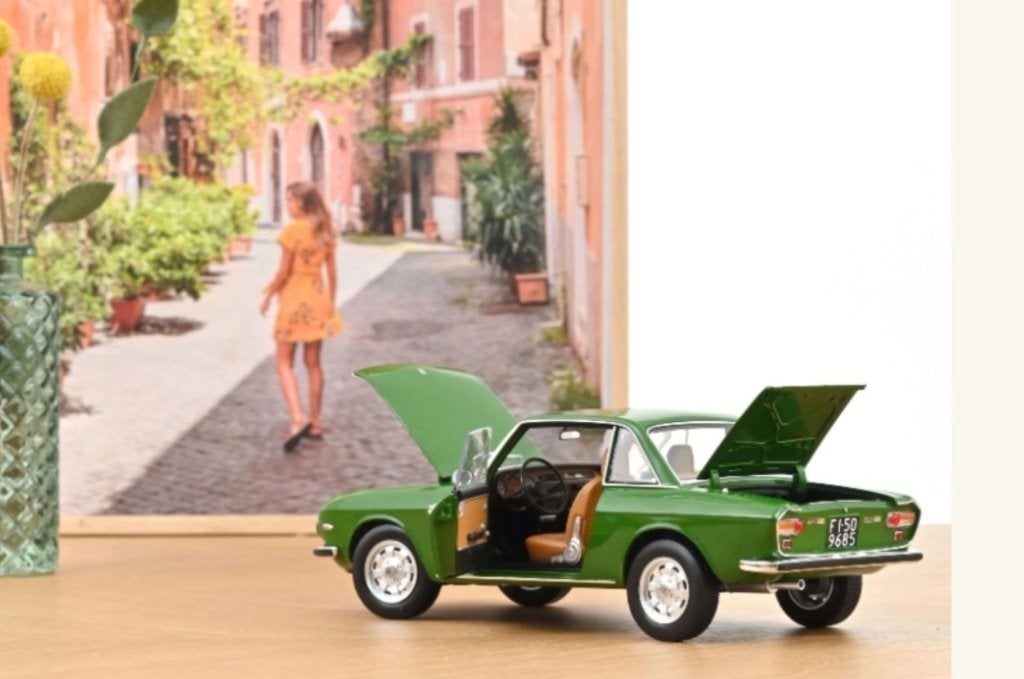 Lancia Fulvia 3 series. Groen 1975 1:18, Overige merken, Auto, Ophalen of Verzenden, Norev.com