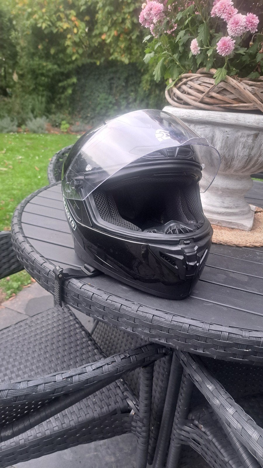 FC Moto helm teruil voor crosshelm, Motoren, Dames, Integraalhelm, S, Tweedehands