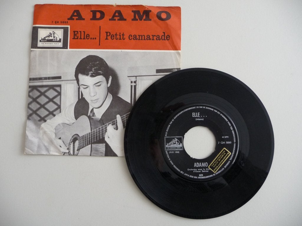 5x single ADAMO, Cd's en Dvd's, Vinyl Singles, Ophalen of Verzenden, Gebruikt, Overige genres