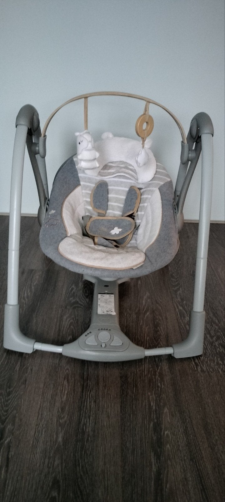 Ingenuity babyschommel/wiegje - Grijs, Ophalen, Gebruikt