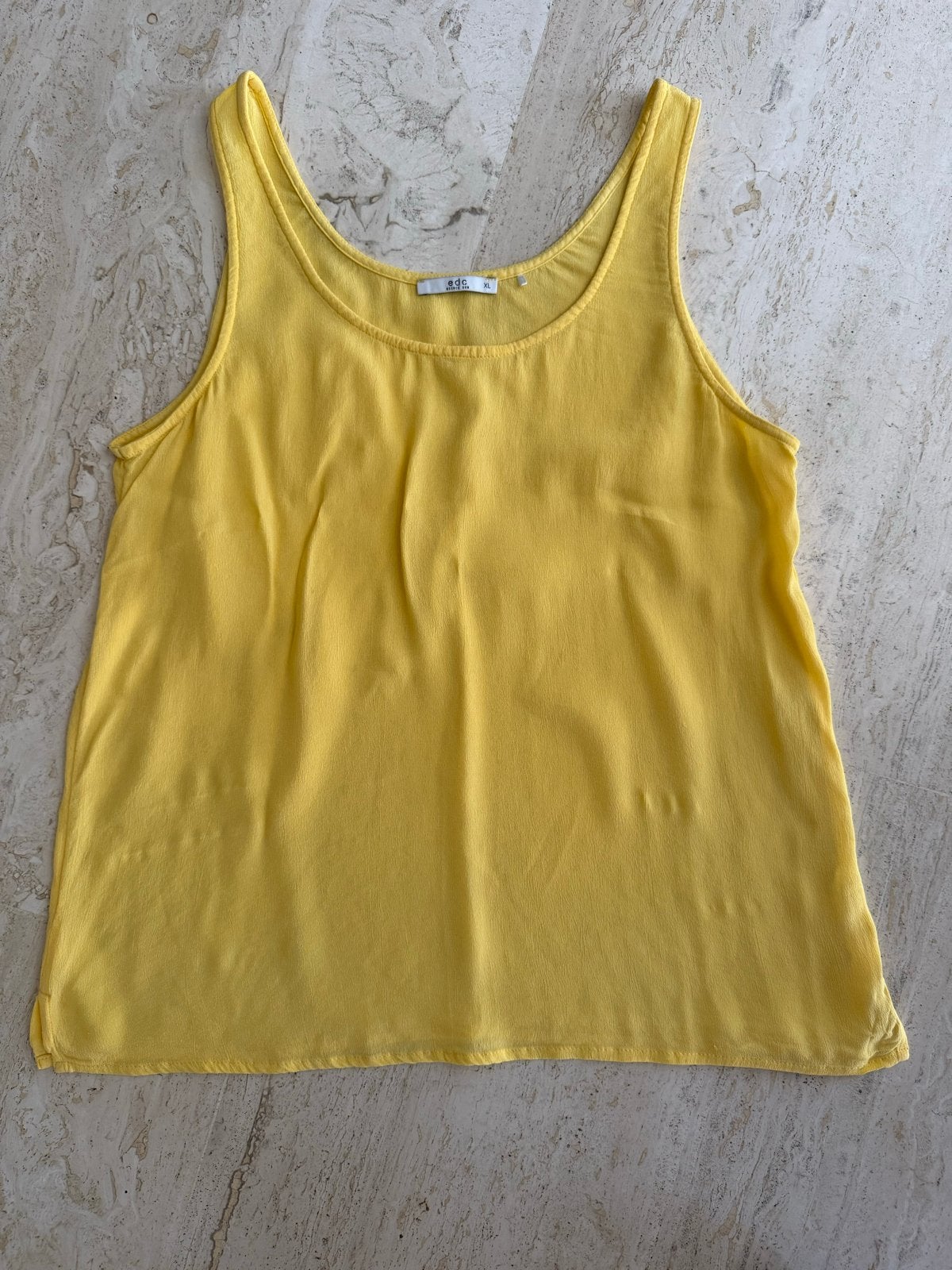 Mooi geel hemdje van EDC Esprit in maat XL., Geel, Maat 46/48 (XL) of groter, Ophalen of Verzenden, Zo goed als nieuw