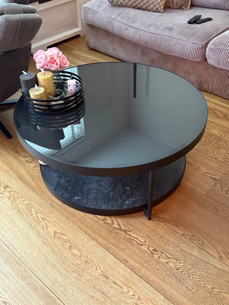 Salontafel, Ophalen, 100 tot 150 cm, Rond, 50 tot 100 cm