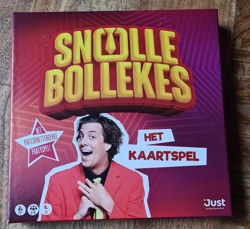 Snollebollekes het kaartspel, Alle leeftijden, Ophalen, Nieuw in verpakking, Stand-up of Theatershow