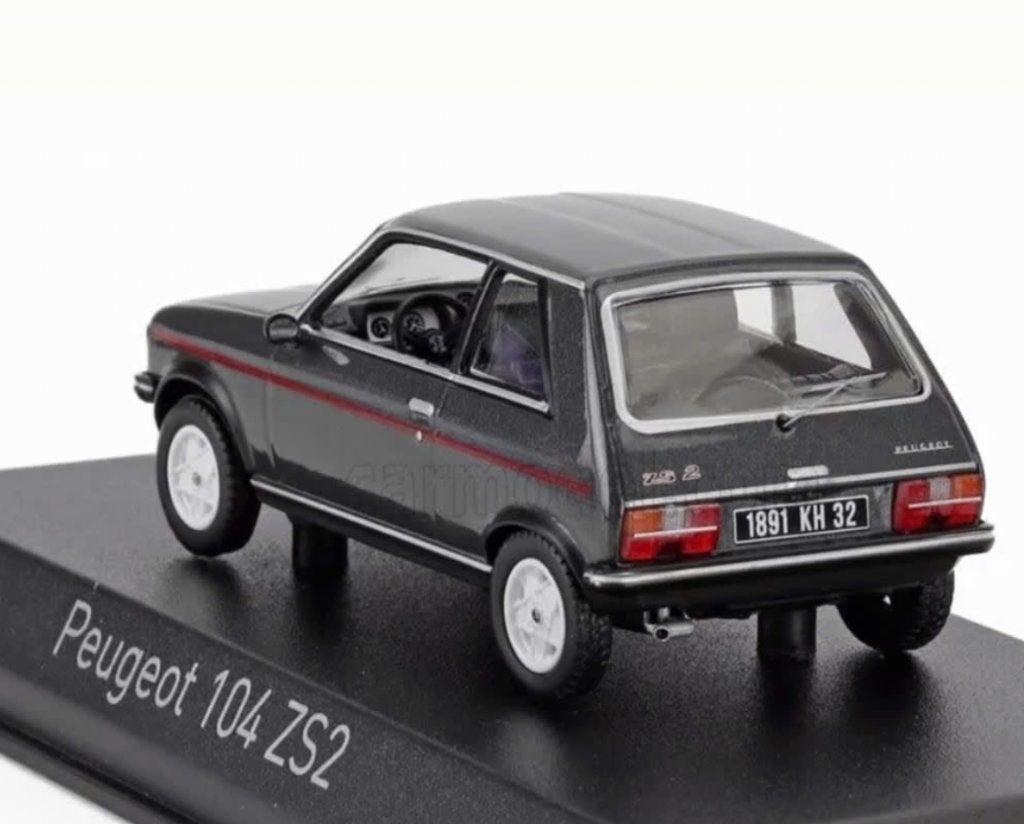 Peugeot 104 ZS2 1979 Vulcan grrijs schaal 1:43 NOREV 471401, Hobby en Vrije tijd, Modelauto's | 1:43, Verzenden, Nieuw, Auto, Norev