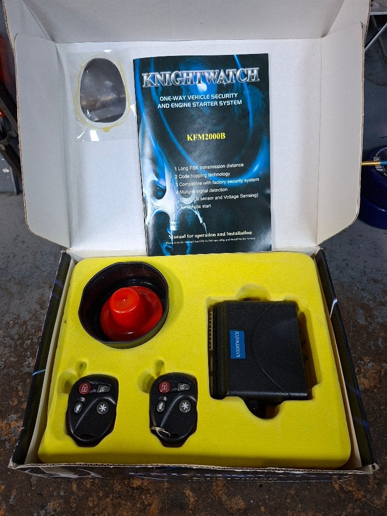 Knightwatch kfm2000b auto alarm, Auto diversen, Ophalen, Nieuw