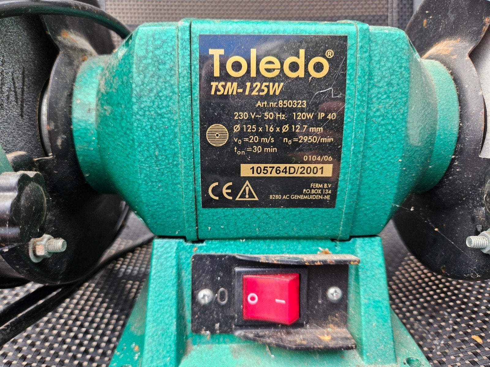 Toledo TSM-125W Werkbankslijpmachine - Gebruikt, Ophalen of Verzenden