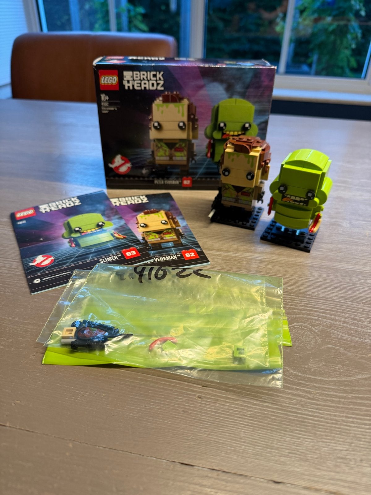 Lego BrickHeadz Ghostbusters Slimer & Peter Venkman, Inclusief instructies, BrickHeadz, Lego, Ophalen of Verzenden