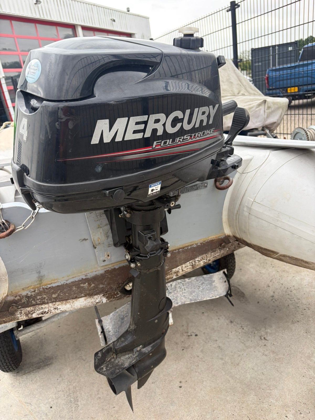 Goed lopende Mercury buitenboordmotor 5 PK-4Takt kortstaart, Watersport en Boten, Bootonderdelen, Ophalen of Verzenden, Zo goed als nieuw
