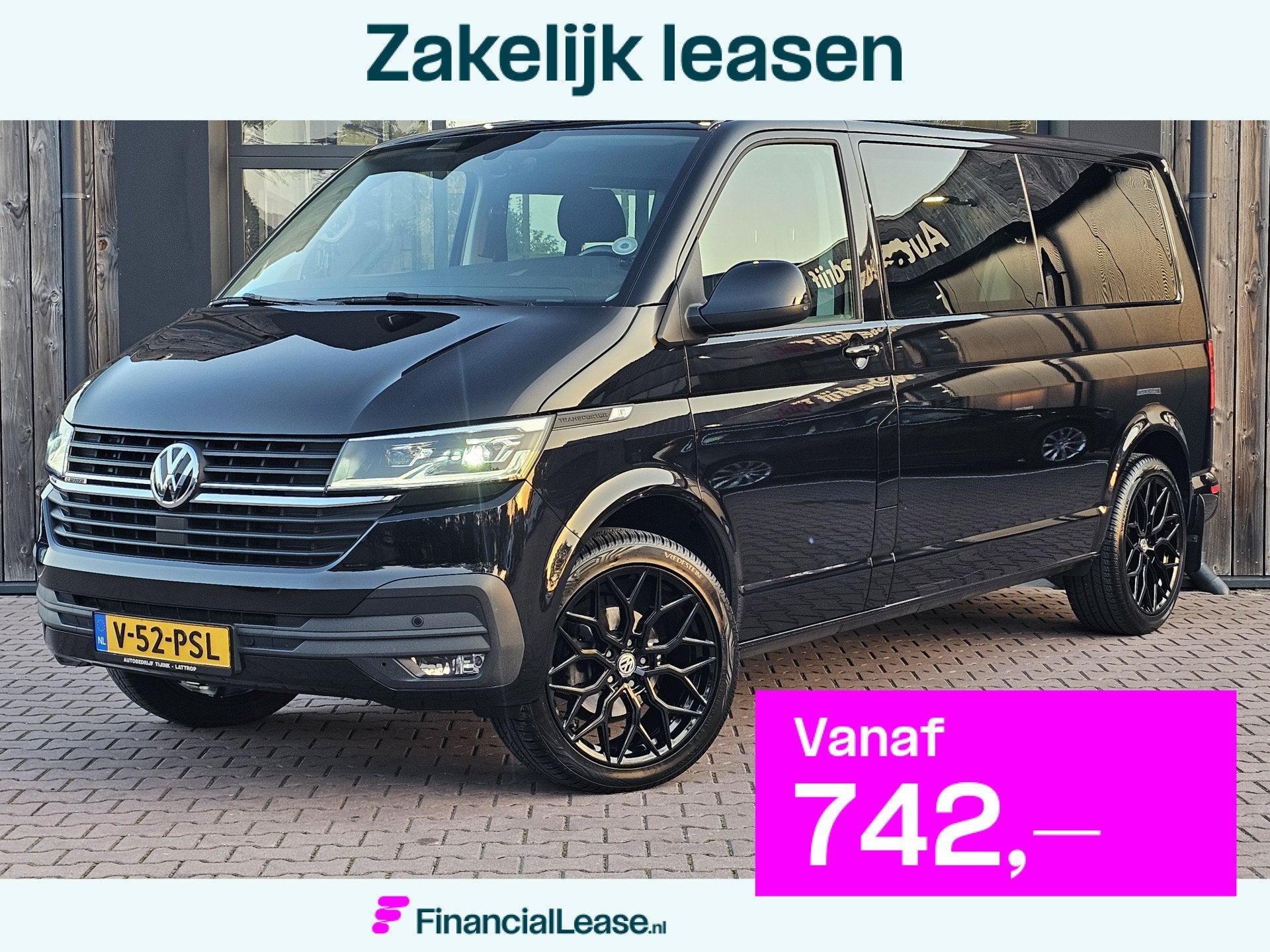 Volkswagen Transporter 2.0 TDI 150PK 4MOTION DSG L2H1 Dubbel, Automaat, Stof, Gebruikt, 4 cilinders