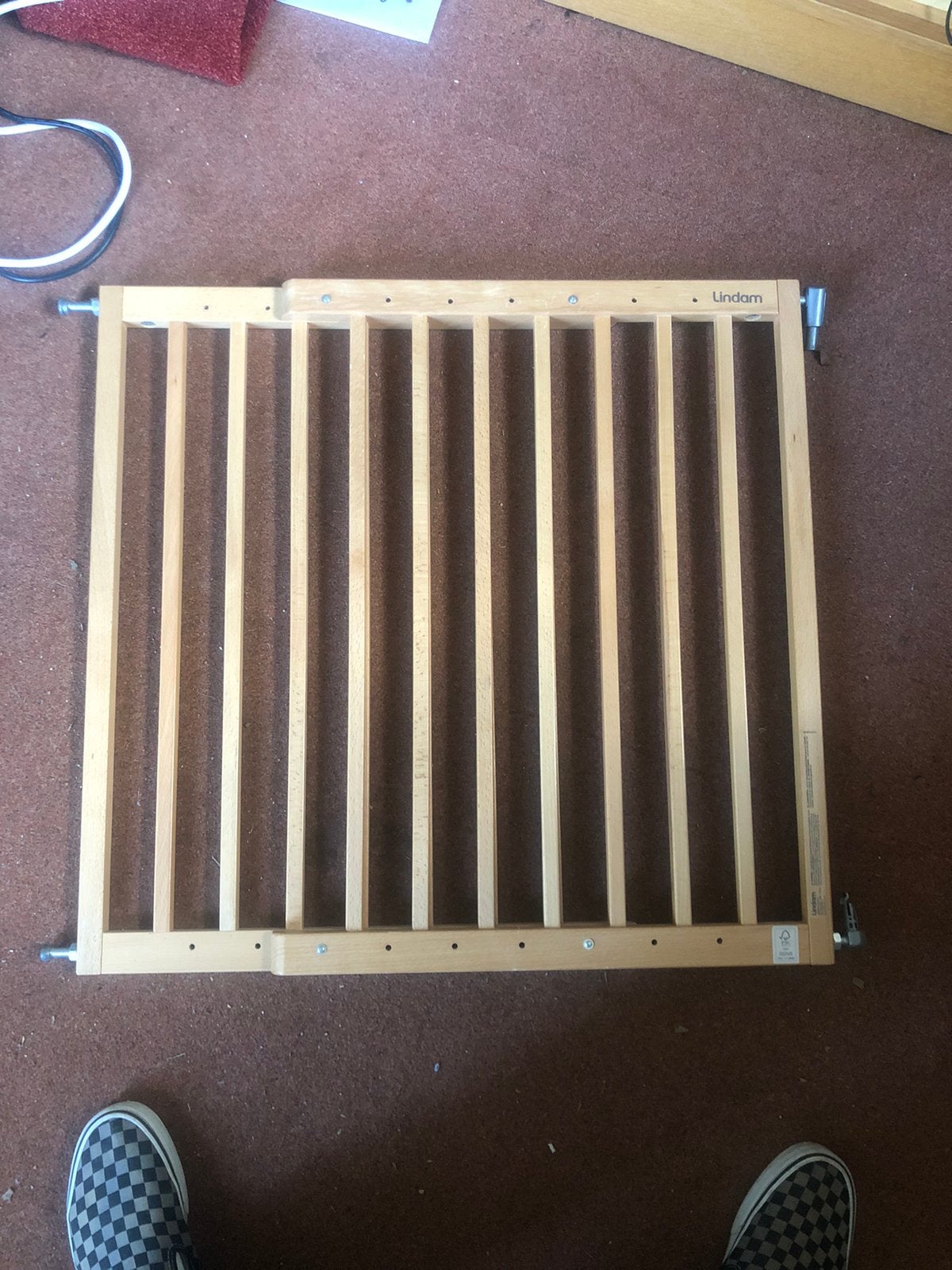 2x Munchkin Lindam verstelbare traphekjes, Kinderen en Baby's, Traphekjes, Ophalen, Zo goed als nieuw, Hout, 115 cm of meer