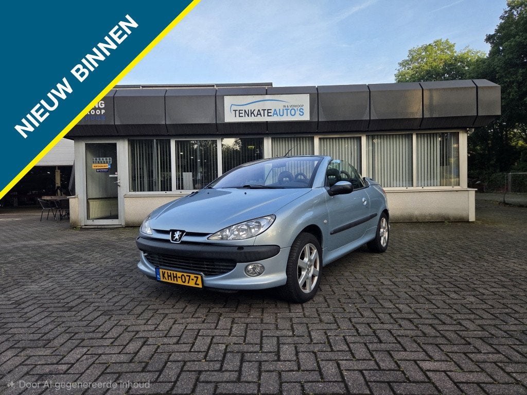 Peugeot 206 CC 2.0-16V (bj 2001), Auto's, Peugeot, 13 km/l, 136 pk, Gebruikt, 4 cilinders